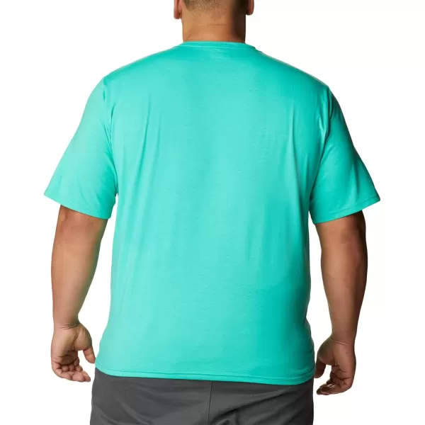 imageColumbia Mens Sun Trek Short Sleeve TeeElectric Turquoise