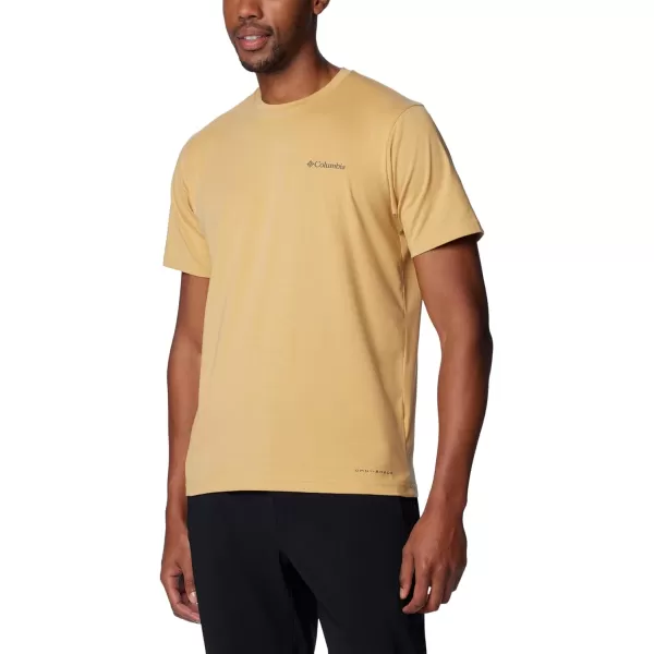 imageColumbia Mens Sun Trek Short Sleeve TeeLight Camel