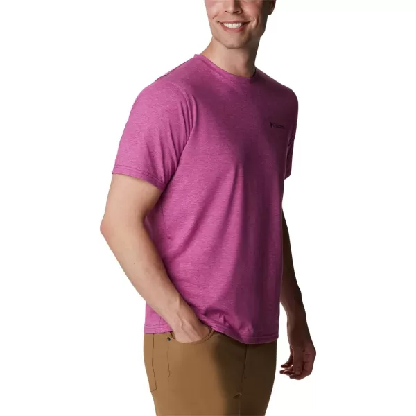 imageColumbia Mens Sun Trek Short Sleeve TeeRed Onion Heather