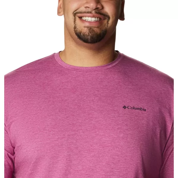 imageColumbia Mens Sun Trek Short Sleeve TeeRed Onion Heather