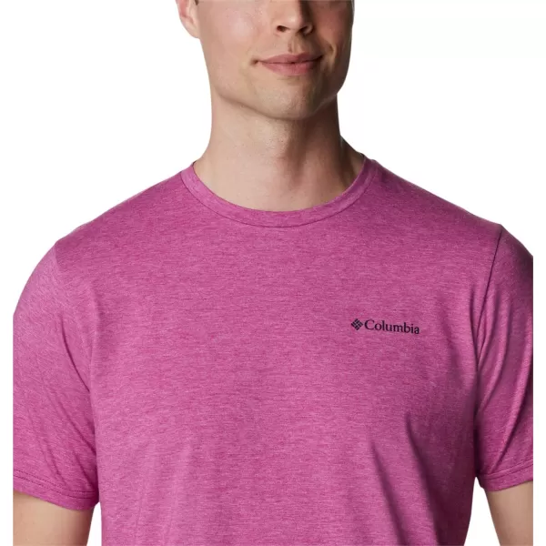 imageColumbia Mens Sun Trek Short Sleeve TeeRed Onion Heather