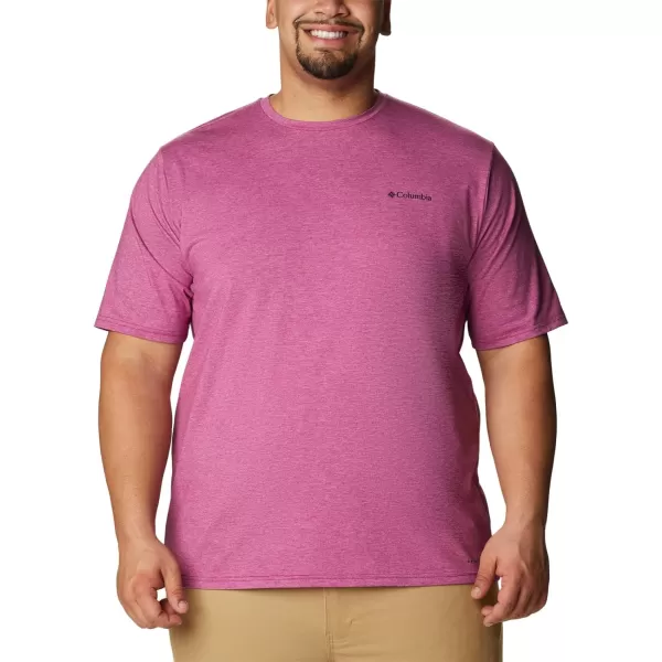 imageColumbia Mens Sun Trek Short Sleeve TeeRed Onion Heather