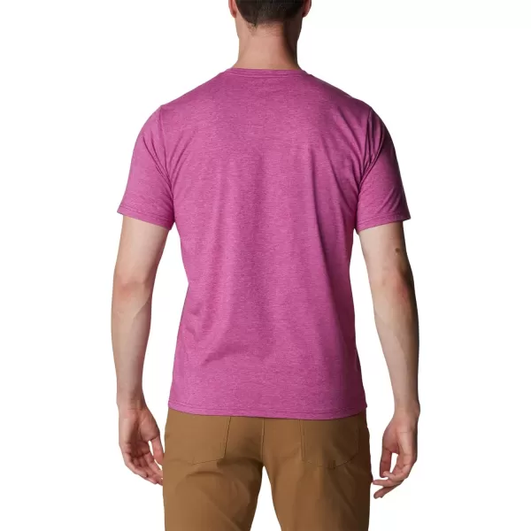 imageColumbia Mens Sun Trek Short Sleeve TeeRed Onion Heather