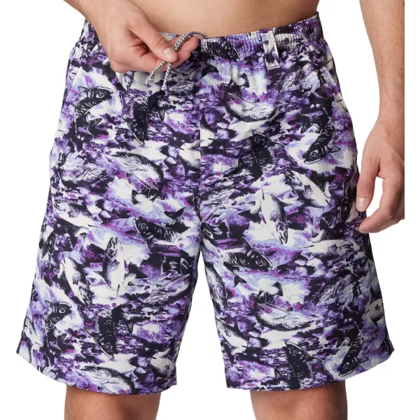 imageColumbia Mens Super Backcast Water ShortBlack Riverrun Print