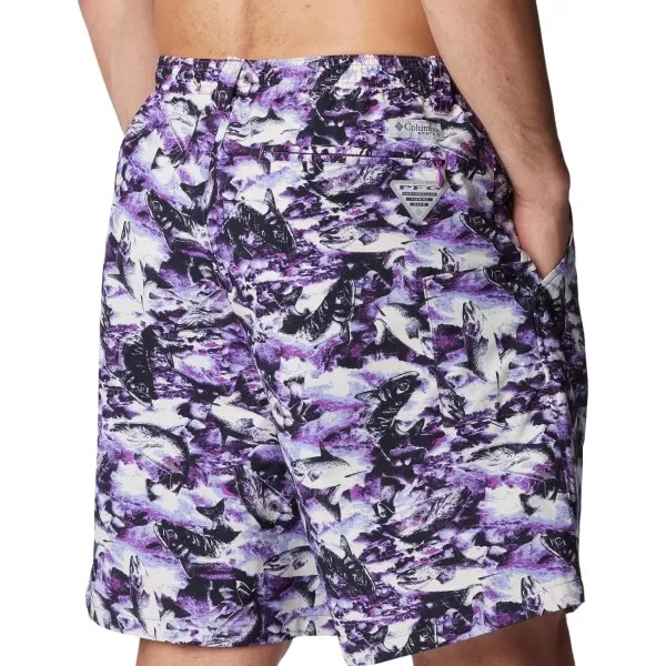 imageColumbia Mens Super Backcast Water ShortBlack Riverrun Print