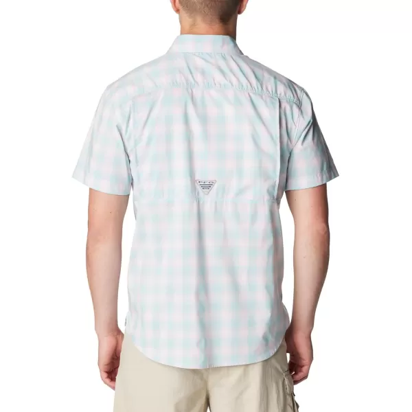 imageColumbia Mens Super Bonefish Short Sleeve ShirtGulf Stream Ombre Check