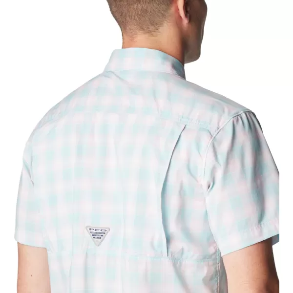 imageColumbia Mens Super Bonefish Short Sleeve ShirtGulf Stream Ombre Check