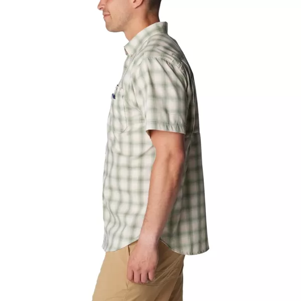 imageColumbia Mens Super Bonefish Short Sleeve ShirtPeach Fizz Ombre Check