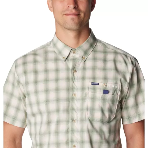 imageColumbia Mens Super Bonefish Short Sleeve ShirtPeach Fizz Ombre Check