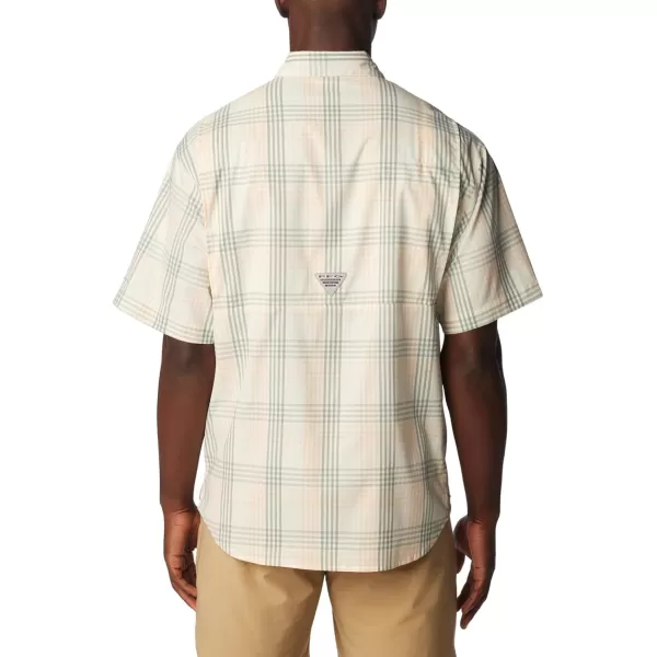 imageColumbia Mens Super Tamiami Long Sleeve ShirtPeach FizzAll Over Gingham