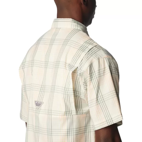 imageColumbia Mens Super Tamiami Long Sleeve ShirtPeach FizzAll Over Gingham