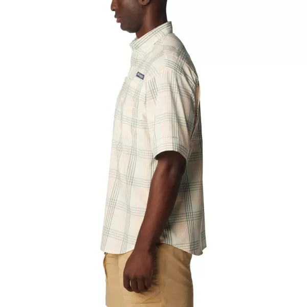 imageColumbia Mens Super Tamiami Long Sleeve ShirtPeach FizzAll Over Gingham