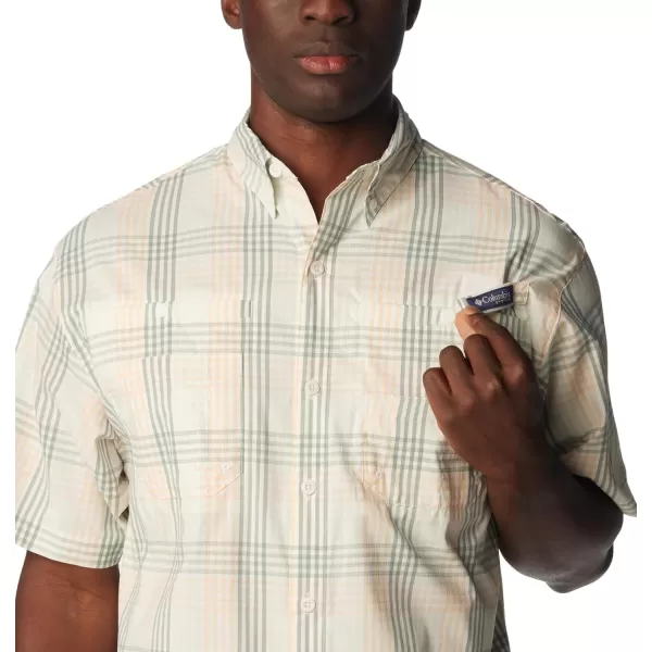 imageColumbia Mens Super Tamiami Long Sleeve ShirtPeach FizzAll Over Gingham