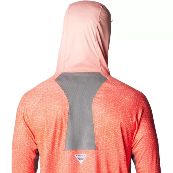 imageColumbia Mens Super Terminal Tackle Vent HoodieBright Poppy Terminal TechcamoCity Grey