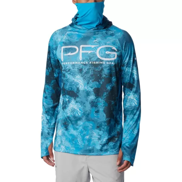 imageColumbia Mens Super Terminal Tackle Vent HoodieOcean Blue Deepwaters Camo
