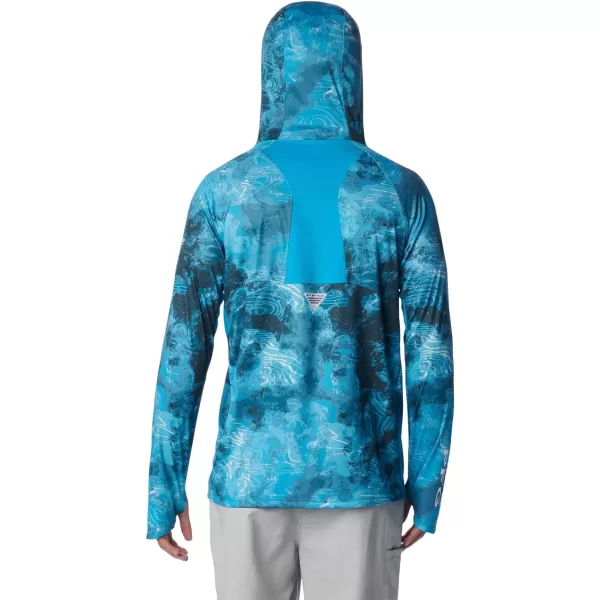imageColumbia Mens Super Terminal Tackle Vent HoodieOcean Blue Deepwaters Camo