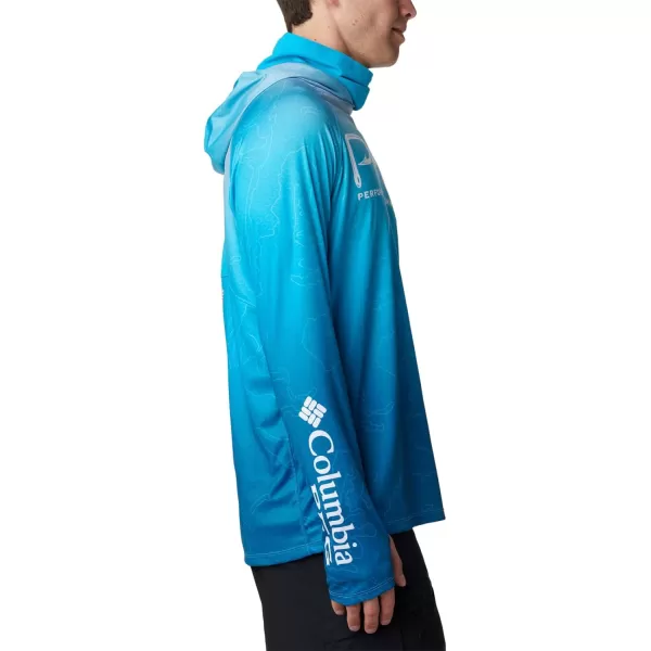 imageColumbia Mens Super Terminal Tackle Vent HoodieOcean Blue Terminal Techcamo