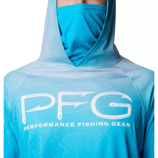 imageColumbia Mens Super Terminal Tackle Vent HoodieOcean Blue Terminal Techcamo