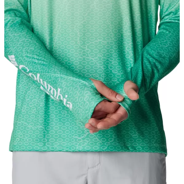 imageColumbia Mens Super Terminal Tackle Vent HoodieOcean Mint Terminal Techcamo