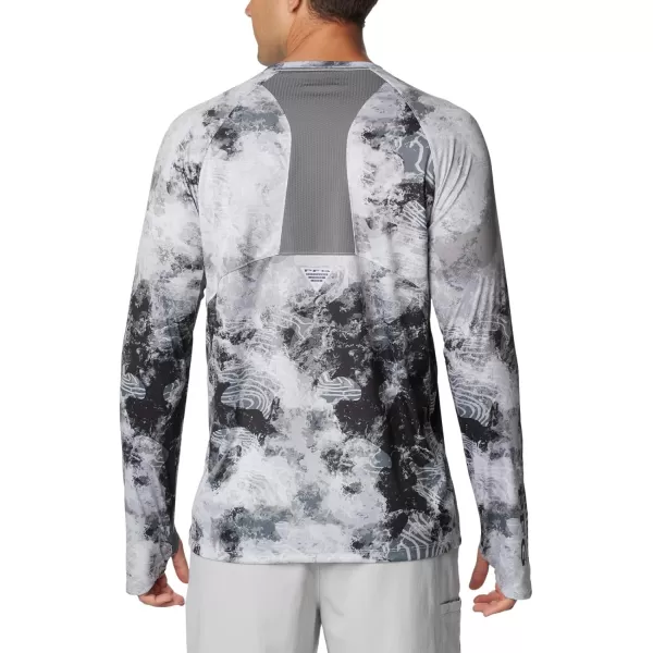 imageColumbia Mens Super Terminal Tackle Vent Long SleeveCool Grey Deepwaters Camo