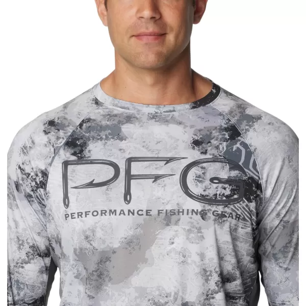 imageColumbia Mens Super Terminal Tackle Vent Long SleeveCool Grey Deepwaters Camo
