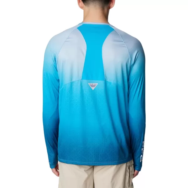 imageColumbia Mens Super Terminal Tackle Vent Long SleeveOcean Blue Terminal Techcamo