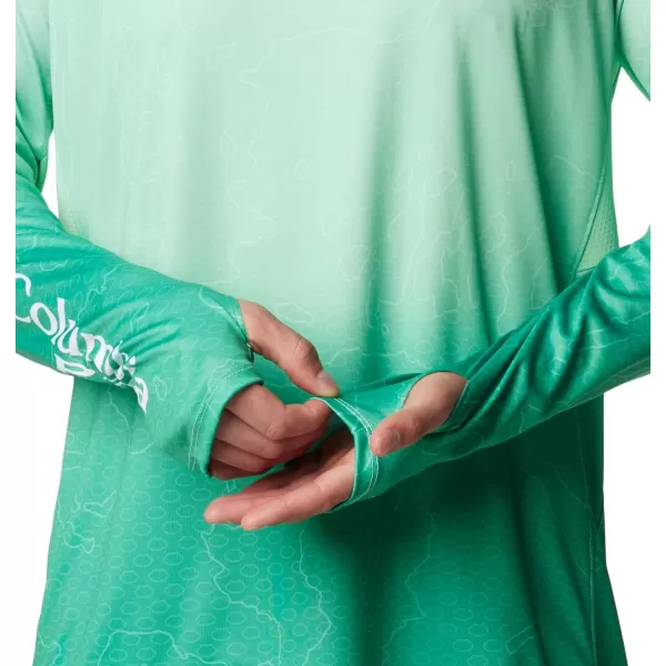 imageColumbia Mens Super Terminal Tackle Vent Long SleeveOcean Mint Terminal Techcamo
