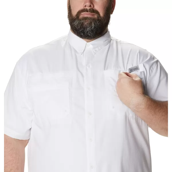 imageColumbia Mens Tamiami II Short Sleeve ShirtWhite  Legacy