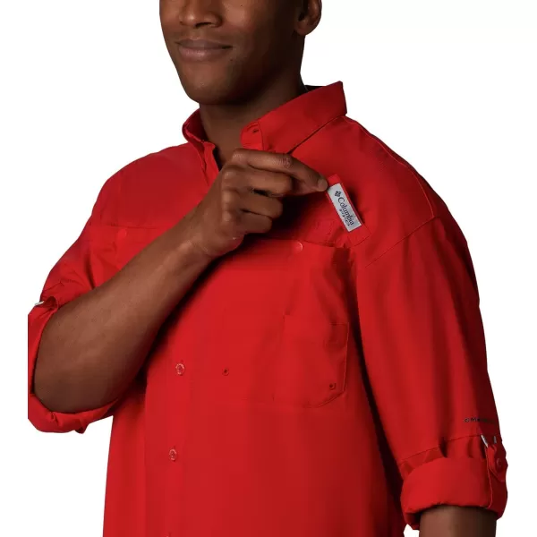imageColumbia Mens Tamiami Ii Ls ShirtRed Spark