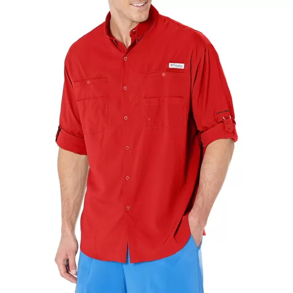 imageColumbia Mens Tamiami Ii Ls ShirtRed Spark