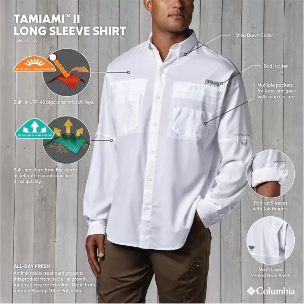 imageColumbia Mens Tamiami Ii Ls ShirtWhite