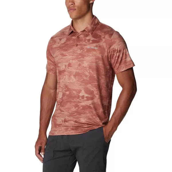 imageColumbia Mens Tech Trail Novelty PoloAuburn Beachwood