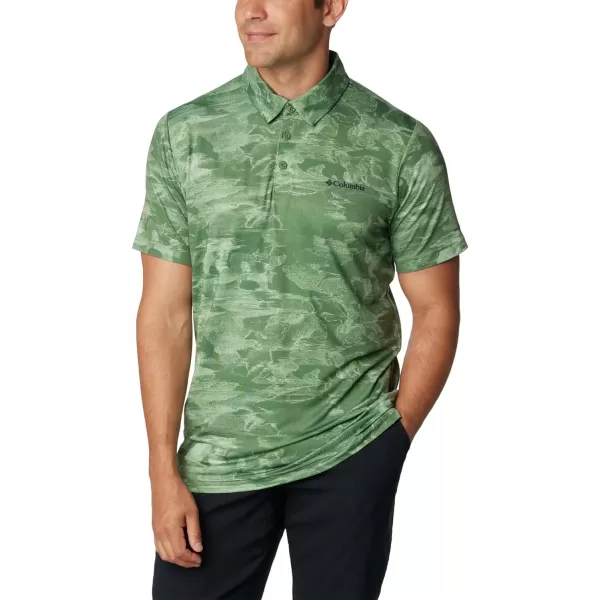 imageColumbia Mens Tech Trail Novelty PoloCanteen Beachwood