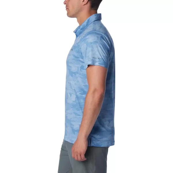 imageColumbia Mens Tech Trail Novelty PoloSkyler Beachwood