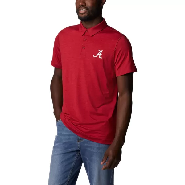 imageColumbia Mens Tech Trail PoloAla  Red Velvet