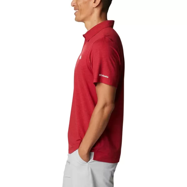 imageColumbia Mens Tech Trail PoloArk  Red Velvet