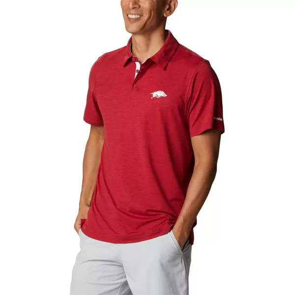 imageColumbia Mens Tech Trail PoloArk  Red Velvet