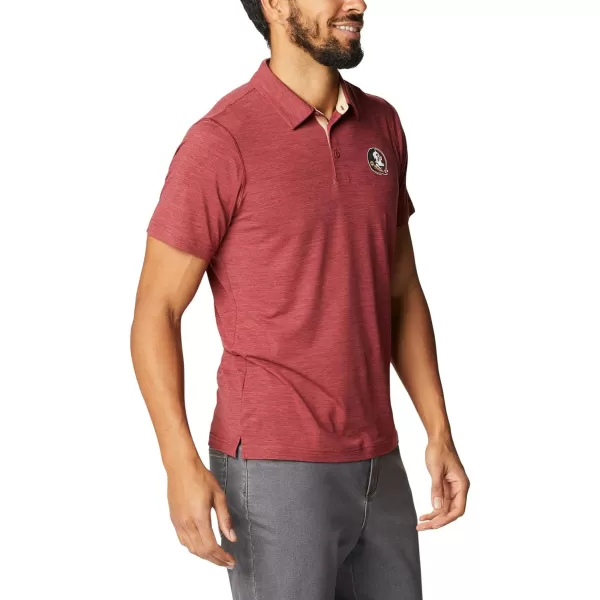 imageColumbia Mens Tech Trail PoloFsu  Cabernet