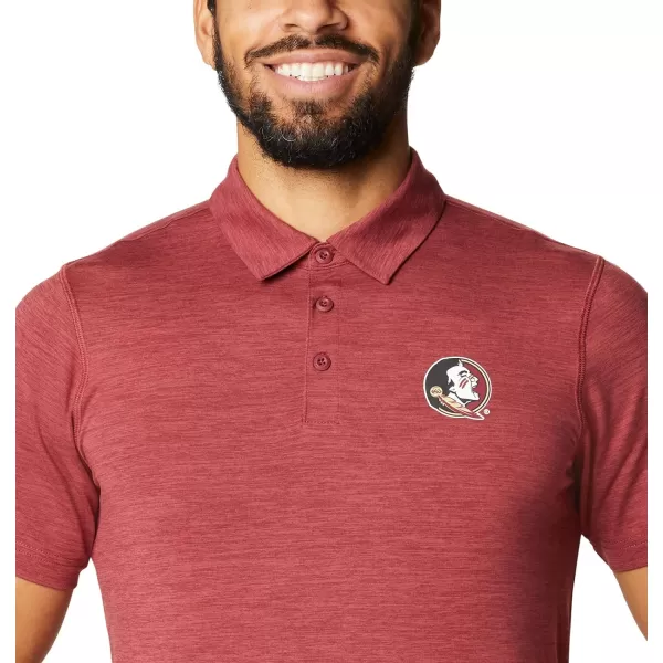 imageColumbia Mens Tech Trail PoloFsu  Cabernet