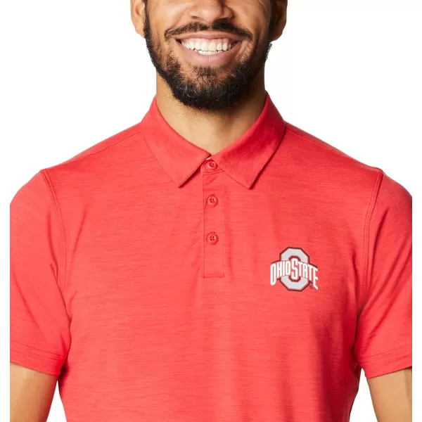 imageColumbia Mens Tech Trail PoloOs  Intense Red