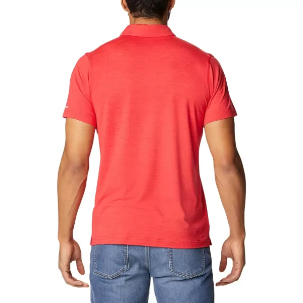 imageColumbia Mens Tech Trail PoloOs  Intense Red