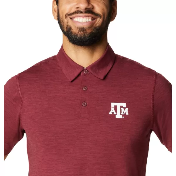 imageColumbia Mens Tech Trail PoloTam  Deep Maroon