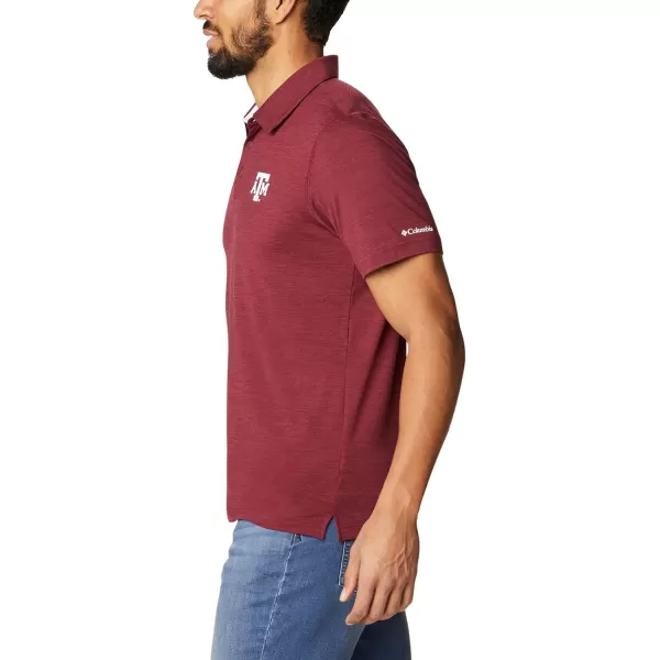 imageColumbia Mens Tech Trail PoloTam  Deep Maroon