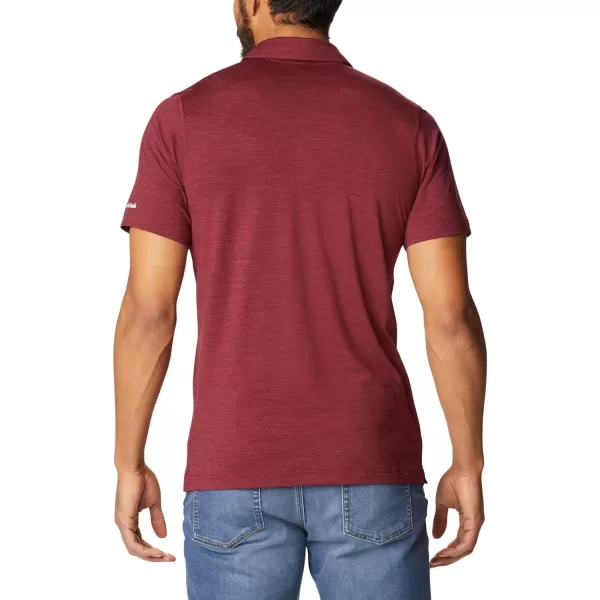 imageColumbia Mens Tech Trail PoloTam  Deep Maroon