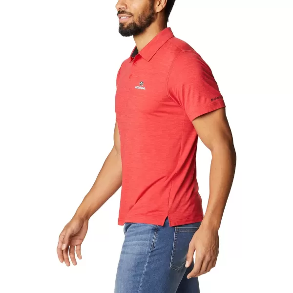 imageColumbia Mens Tech Trail PoloUga  Bright Red
