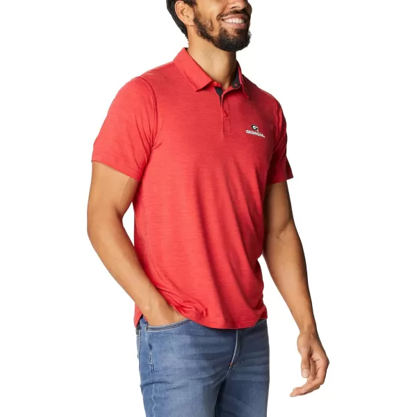 imageColumbia Mens Tech Trail PoloUga  Bright Red