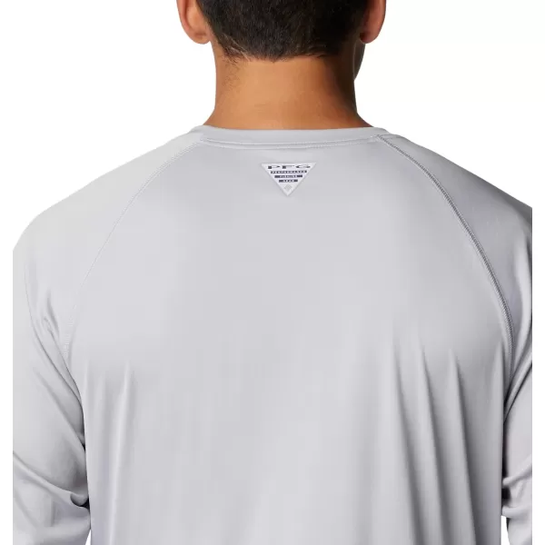 imageColumbia Mens Terminal Tackle Long Sleeve Shirt Wicking MaterialAla  Columbia Grey