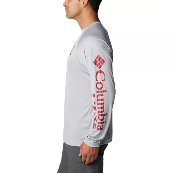 imageColumbia Mens Terminal Tackle Long Sleeve Shirt Wicking MaterialAla  Columbia Grey