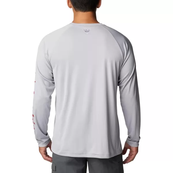 imageColumbia Mens Terminal Tackle Long Sleeve Shirt Wicking MaterialAla  Columbia Grey