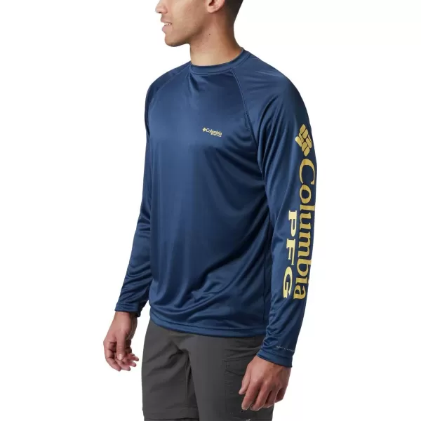 imageColumbia Mens Terminal Tackle Long Sleeve Shirt Wicking MaterialCarbonSunlit Logo
